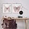 Stupell Industries Unique Butterflies in Muted Pinks 2pc Canvas Set By Carol Robinson